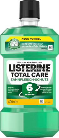 Listerine Mundspülung Total Care Zahnfleisch-Schutz, 600 ml
