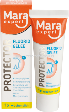 Mara Fluorid Gelee Protector milder Minzgeschmack, 25 g
