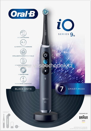 Oral-B Elektrische Zahnbürste iO Series 9 Black Onyx, 1 St