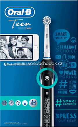 Oral-B Elektrische Zahnbürste Teen Black, 1 St