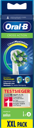 Oral-B Aufsteckbürsten Cross Action CleanMaximizer, 8 St