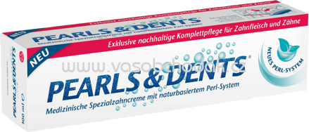 Pearls&Dents Zahnpasta mit naturbasiertem Perl-System, 100 ml