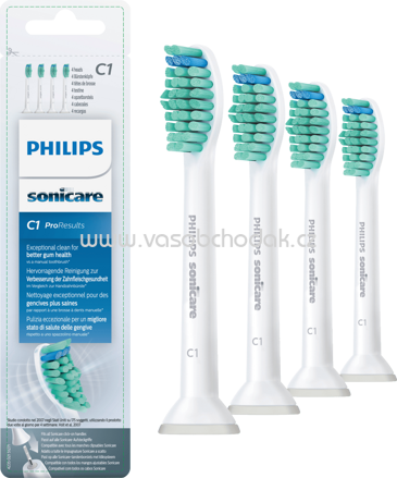 Philips Aufsteckbürsten Sonicare ProResults, 4 St