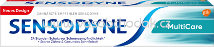 Sensodyne Zahnpasta multicare Original für schmerzempfindliche Zähne, 75 ml