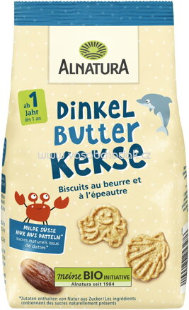 Alnatura Dinkel Butterkekse, ab 1 Jahr, 125g