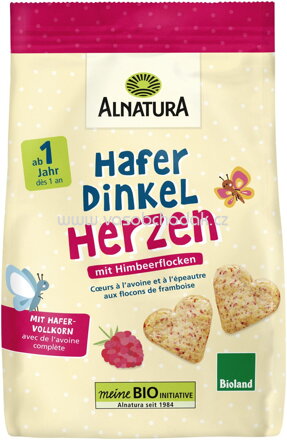 Alnatura Hafer Dinkel Herzen, ab 1 Jahr, 125g