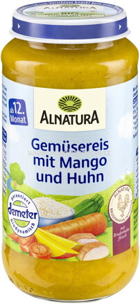 Alnatura Gemüsereis mit Mango Huhn, ab 12. Monat, 250g