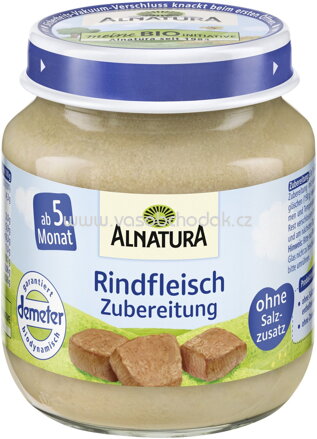 Alnatura Rindfleisch-Zubereitung, nach dem 5. Monat, 125g
