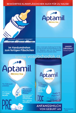 Aptamil Anfangsmilch Pre trinkfertig von Geburt an, 2x90 ml, 180 ml