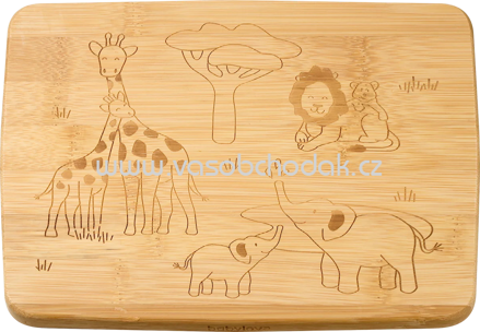 babylove Brettchen Bambusholz Safari, 1 St