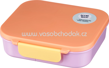 Babylove Brotdose mit Fächern lila/orange, 1 St