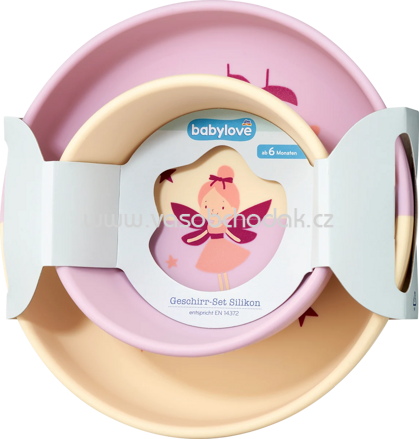 Babylove Geschirr-Set Silikon Fee 2tlg, 1 St