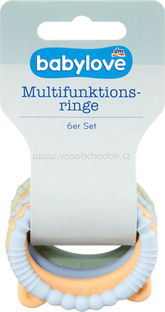 Babylove Multifunktionsringe Silikon, 6 St