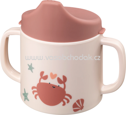 Babylove Trinklernbecher aus Polypropylen rosa, 1 St