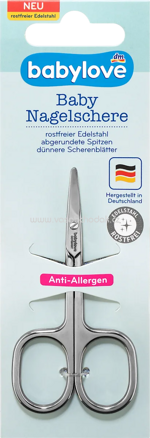 Babylove Baby Nagelschere antiallergen, 1 St