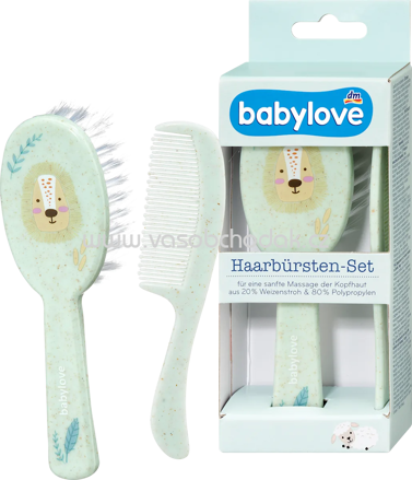 Babylove Bürstenset grün Löwe 2tlg, 1 St