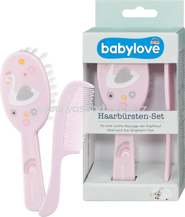 Babylove Bürstenset rosa, 1 St