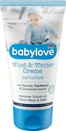 Babylove Wind und Wetter Gesichtscreme, 75 ml