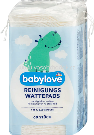 Babylove Reinigungs Wattepads, 60 St