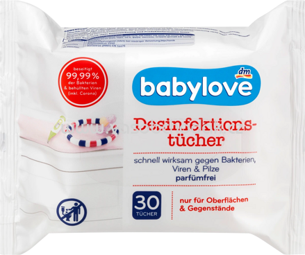 Babylove Desinfektionstücher, 30 St