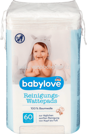 Babylove Reinigungs-Wattepads, 60 St