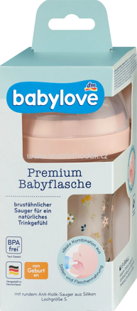 Babylove Babyflasche Premium rosa, 280 ml, 1 St