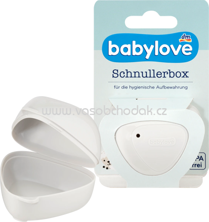 Babylove Schnullerbox hellgrau, 1 St