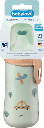 Babylove Trinkflasche Kinder grün , 330 ml, 1 St