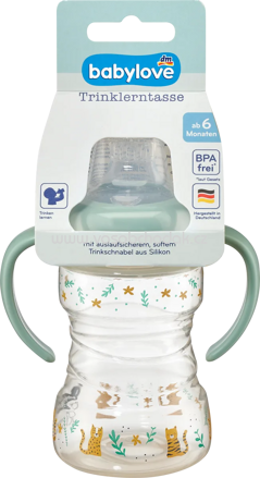 Babylove Trinklernflasche grün 260 ml, 1 St