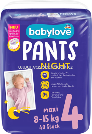 babylove Baby Pants Night Gr. 4 Maxi 8-15 kg, 40 St