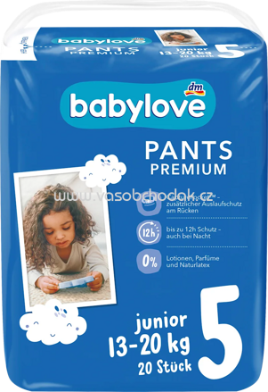 Babylove Baby Pants Premium Gr. 5 Junior, 13-20 kg, 20 St