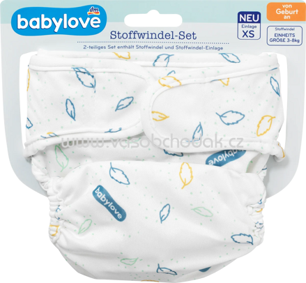 Babylove Stoffwindel-Set Blätter, 1 St