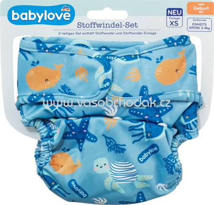 Babylove Stoffwindel-Set Unterwasserwelt, 1 St