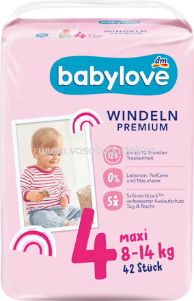 Babylove Windeln Gr. 4, 8-14 kg, 42 St