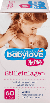 Babylove Mama Stilleinlagen weiß, 60 St