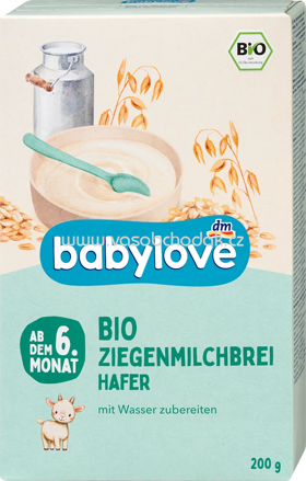 babylove Ziegenmilchbrei Hafer, ab 6. Monat, 200g