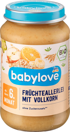 Babylove Früchteallerlei mit Vollkorn, ab 6. Monat, 190g