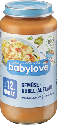 Babylove Gemüse Nudelauflauf, ab dem 12. Monat, 250g