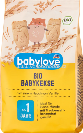 Babylove Bio Babykekse, ab 1 Jahr, 125g