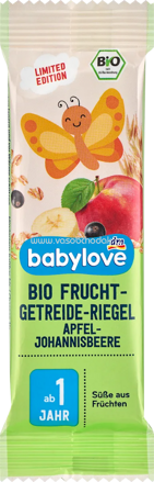 Babylove Fruchtriegel Apfel-Johannisbeere, ab 1 Jahr, 25g