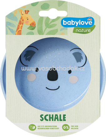 Babylove nature Schale blau, 1 St