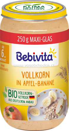 Bebivita Vollkorn in Apfel Banane, ab 6. Monat, 250g