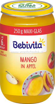 Bebivita Mango in Apfel, ab dem 6. Monat, 250g
