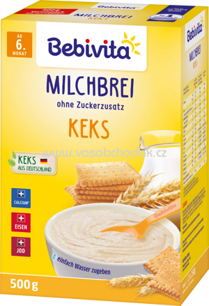 Bebivita Milchbrei Keks, ab dem 6. Monat, 500g