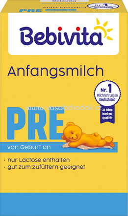 Bebivita Anfangsmilch Pre, von Geburt an, 500g