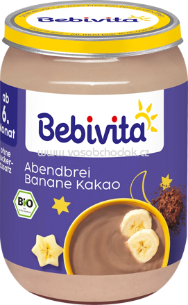 Bebivita Abendbrei Banane Kakao, ab dem 6. Monat, 190g