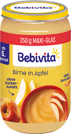 Bebivita Birne in Apfel, ab dem 5. Monat, 250g
