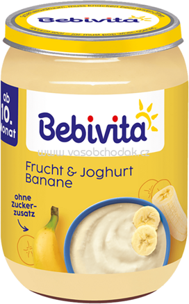 Bebivita Frucht & Joghurt Banane, ab dem 10. Monat, 190g