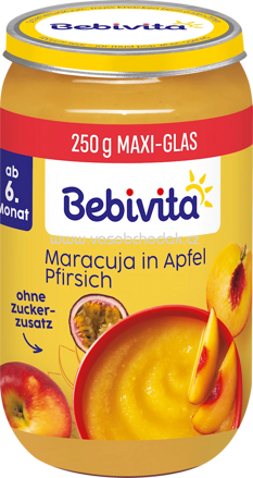 Bebivita Maracuja in Apfel Pfirsich, ab dem 6. Monat, 250g