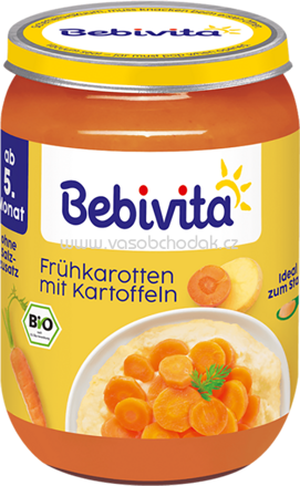 Bebivita Frühkarotten mit Kartoffeln, ab dem 5. Monat, 190g